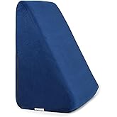 Amazon Basics मेमोरी फोम ऑर्थोपेडिक वेज पिलो |गर्दन, बैक सपोर्ट, सर्वाइकल पेन, एसिड रिफ्लक्स, खर्राटे, जीईआरडी, लेग एलिवेशन, 